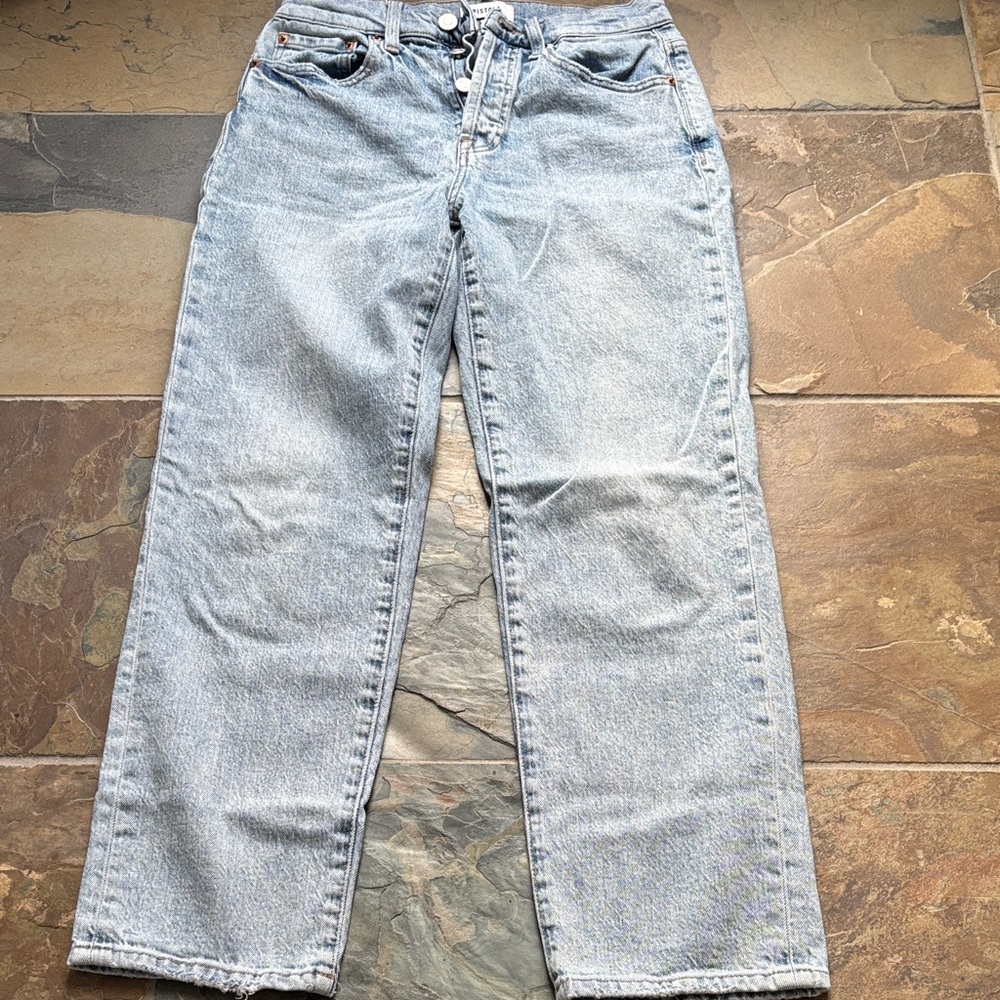 Pistola Charlie High Rise Straight Jean in "Crawford" Size 26